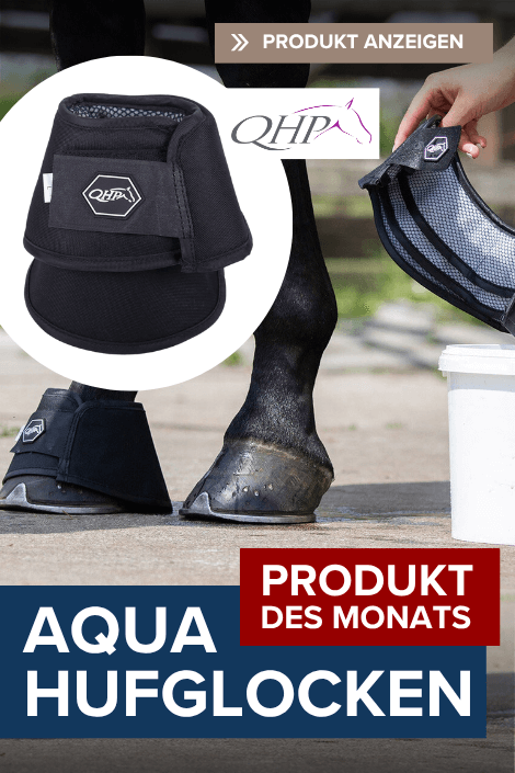     QHP Aqua Hufglocken gegen Trockenheit - schwarz, M