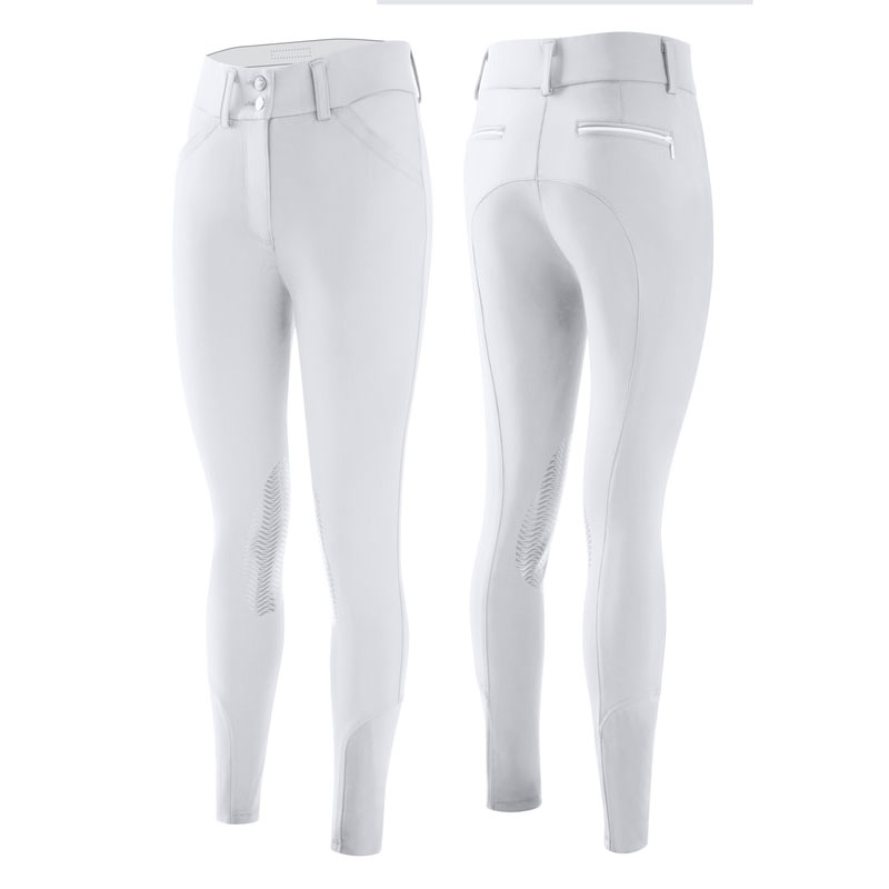 Anna Scarpati Kniegrip Reithose Sadon Damen - weiß, Größe 36
