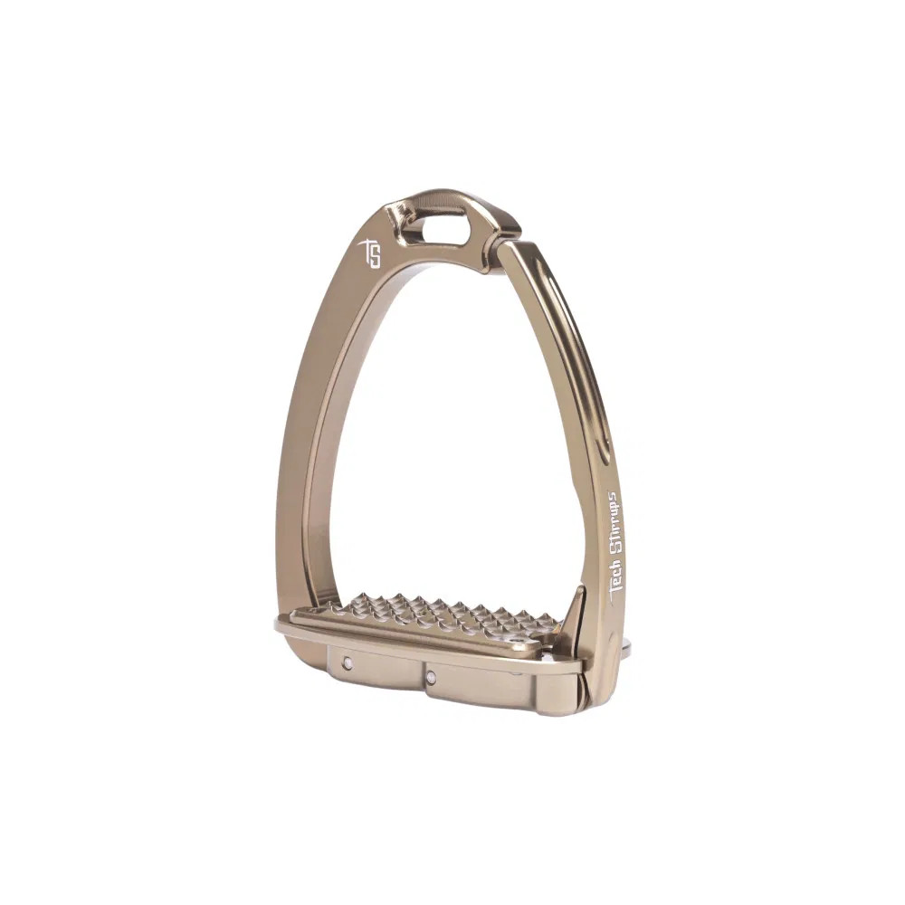 Tech Stirrups Venice sloped Evo Sicherheitssteigbügel - braun