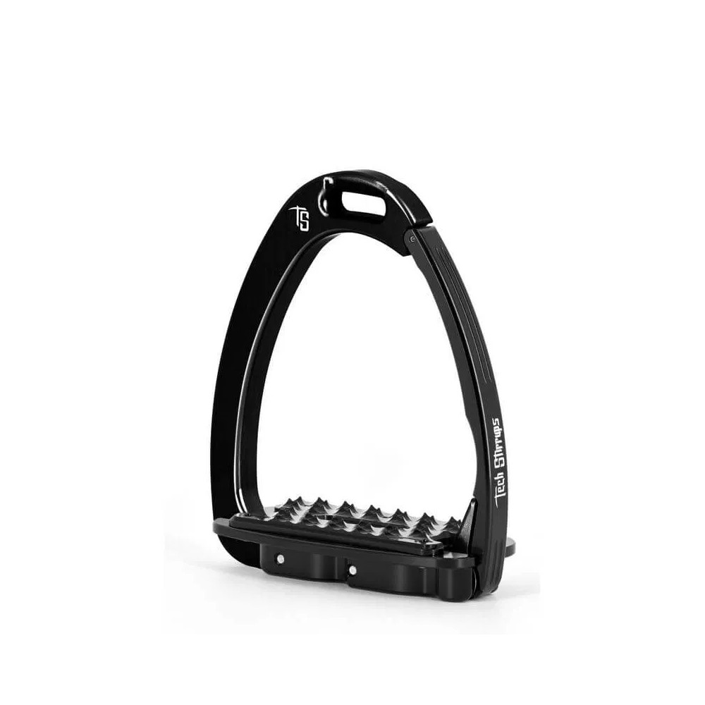 Tech Stirrups Venice sloped Evo Sicherheitssteigbügel - black/black