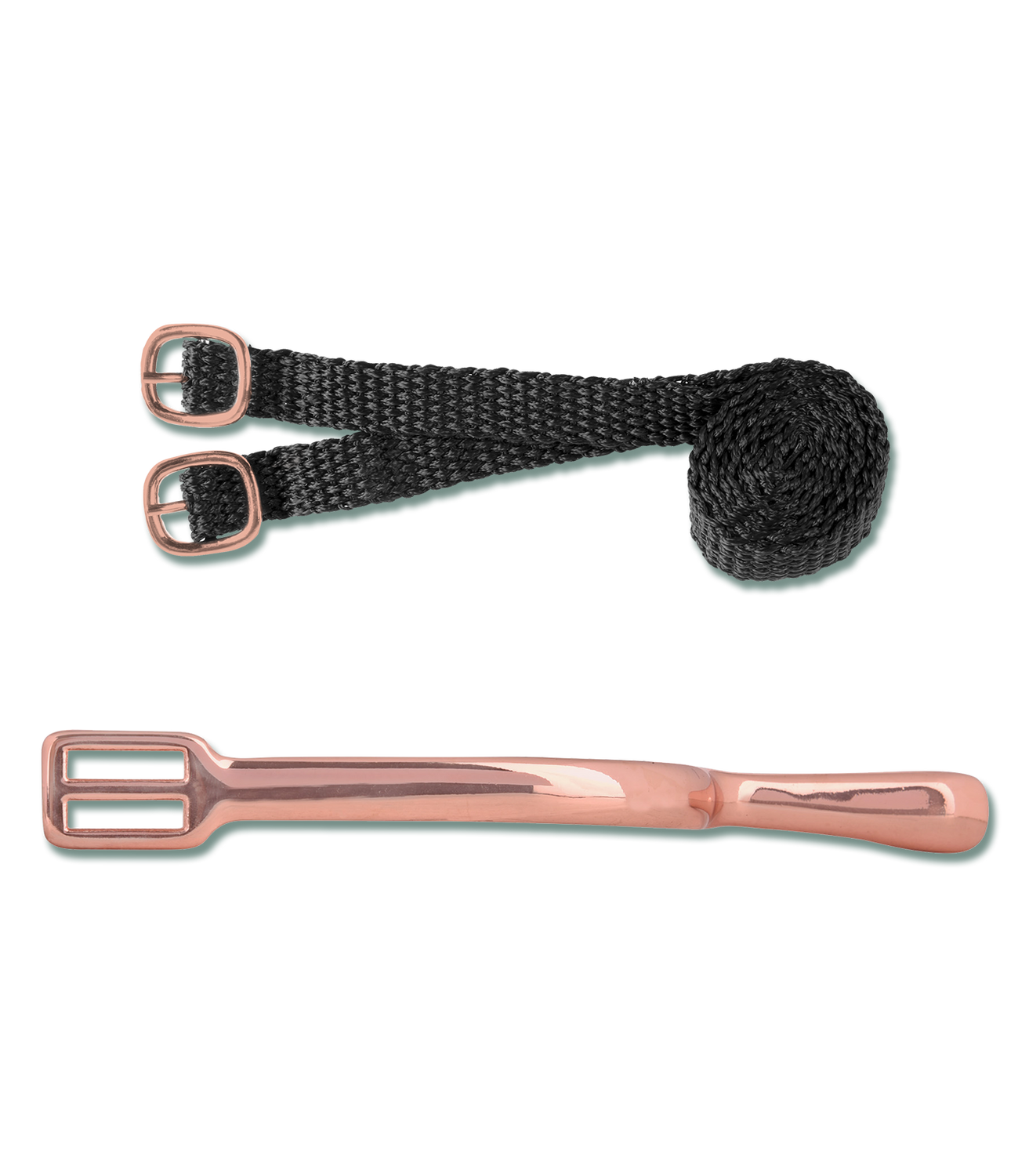 Waldhausen Crystal Damen Sporen mit Perlonriemen, rosé gold PetPoint Charly Waldhausen Crystal Damen Sporen mit Perlonriemen, rosé gold PetPoint Charly