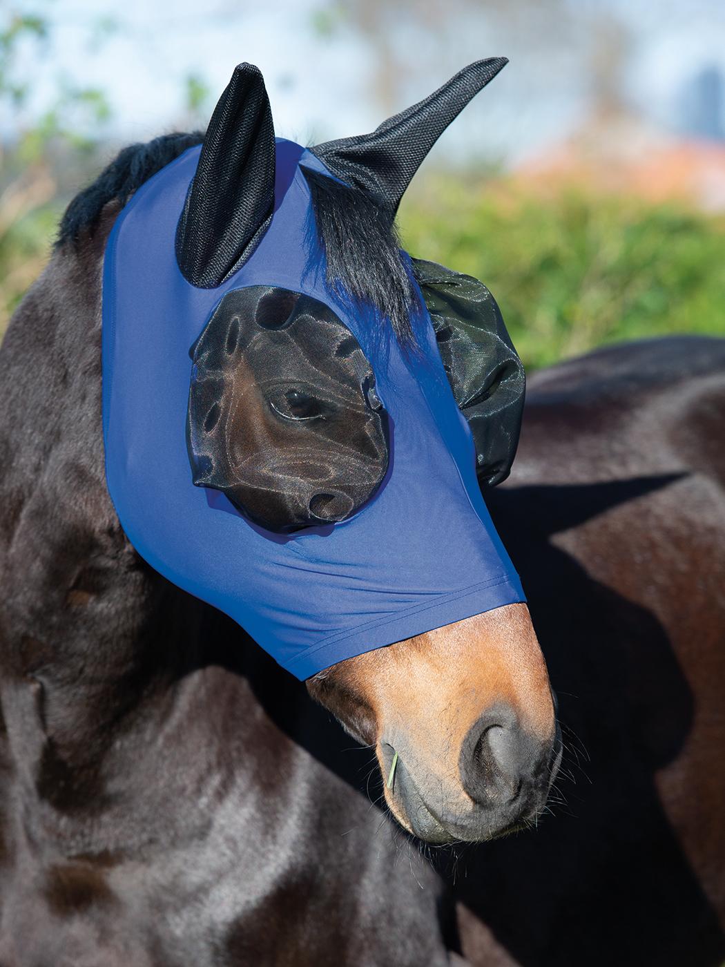 Busse Twin Fit Fliegenmaske - royalblau, Größe P