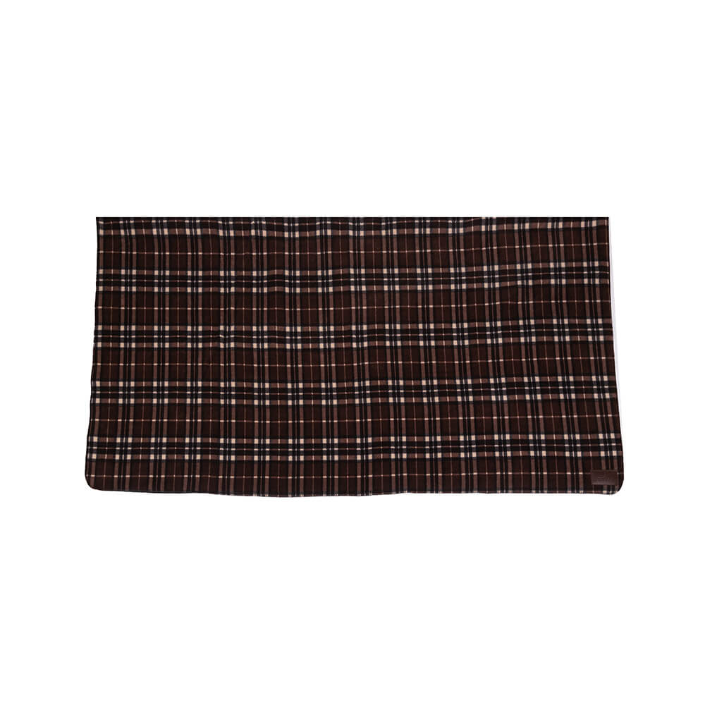 Kentucky Horsewear Heavy Fleece Rug square Fleecedecke gestreift - printing brown, Größe 210x200