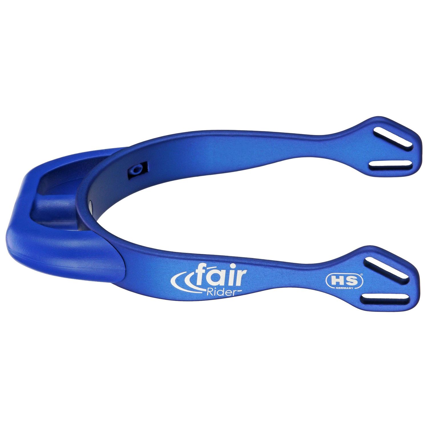 Sprenger fairRider Sporen Aluminium blau rund abgeflacht - blau, Größe 20