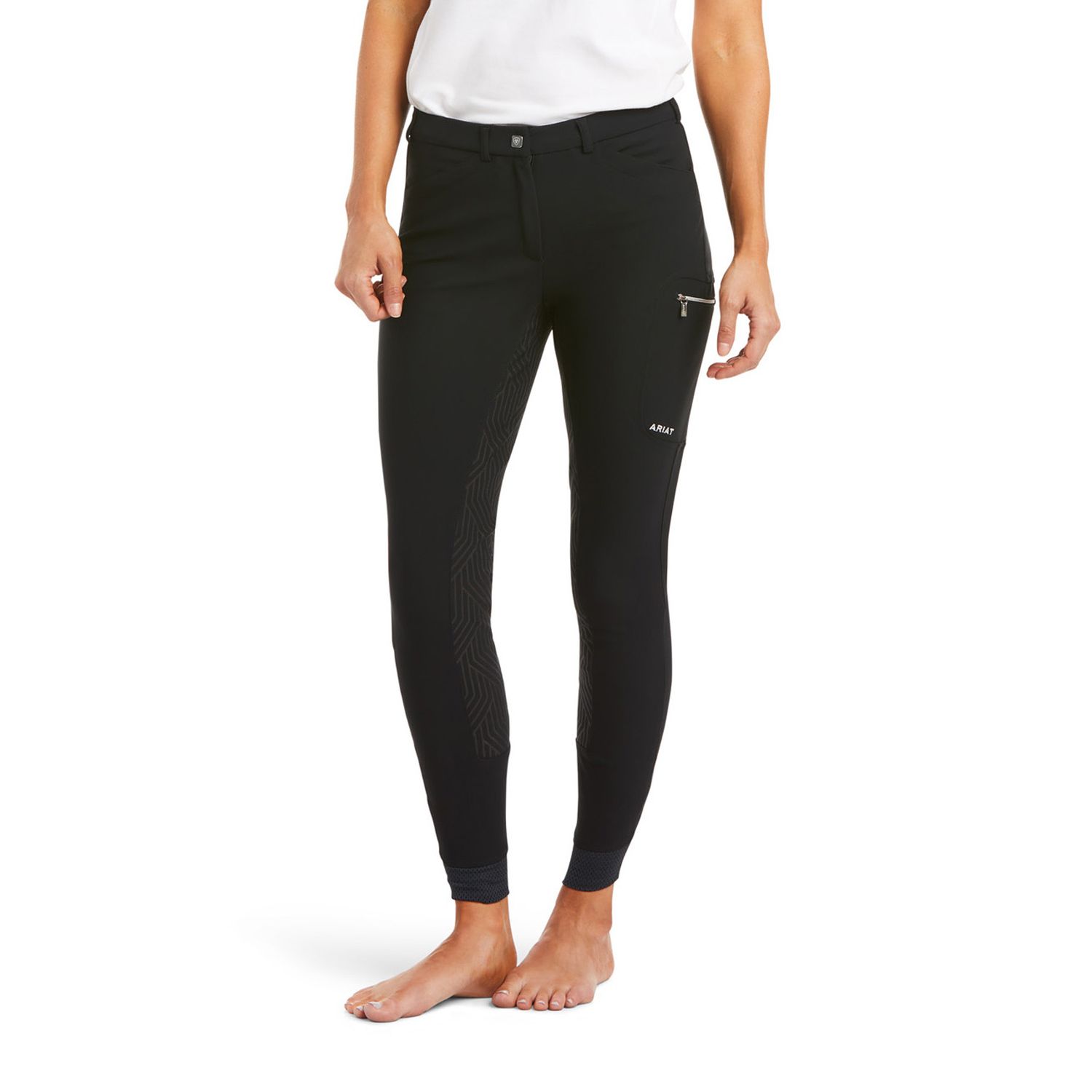 Ariat Triton Vollgrip Reithose Damen - black, Größe 40