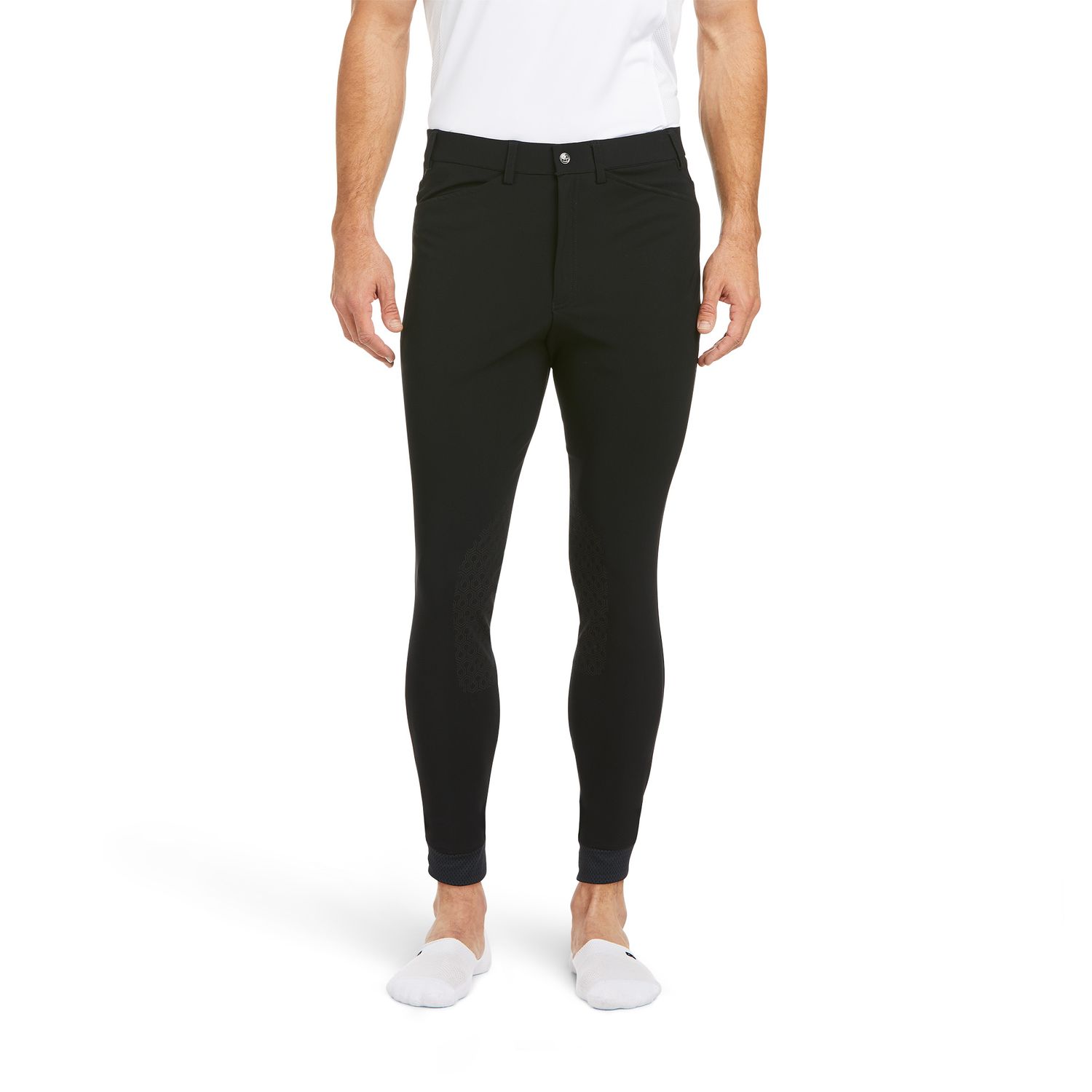 Ariat Tri Factor Kniegrip Reithose Herren - schwarz, Größe 44