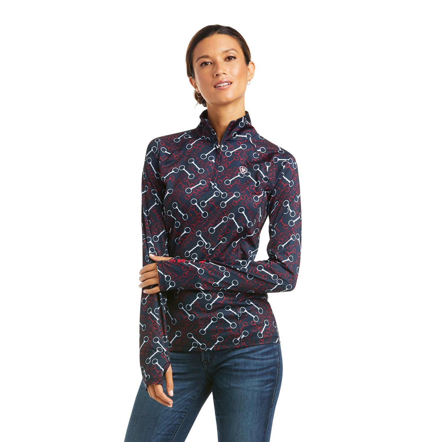 Ariat Lowell 14 Zip Baselayer Team Funktionsshirt Damen