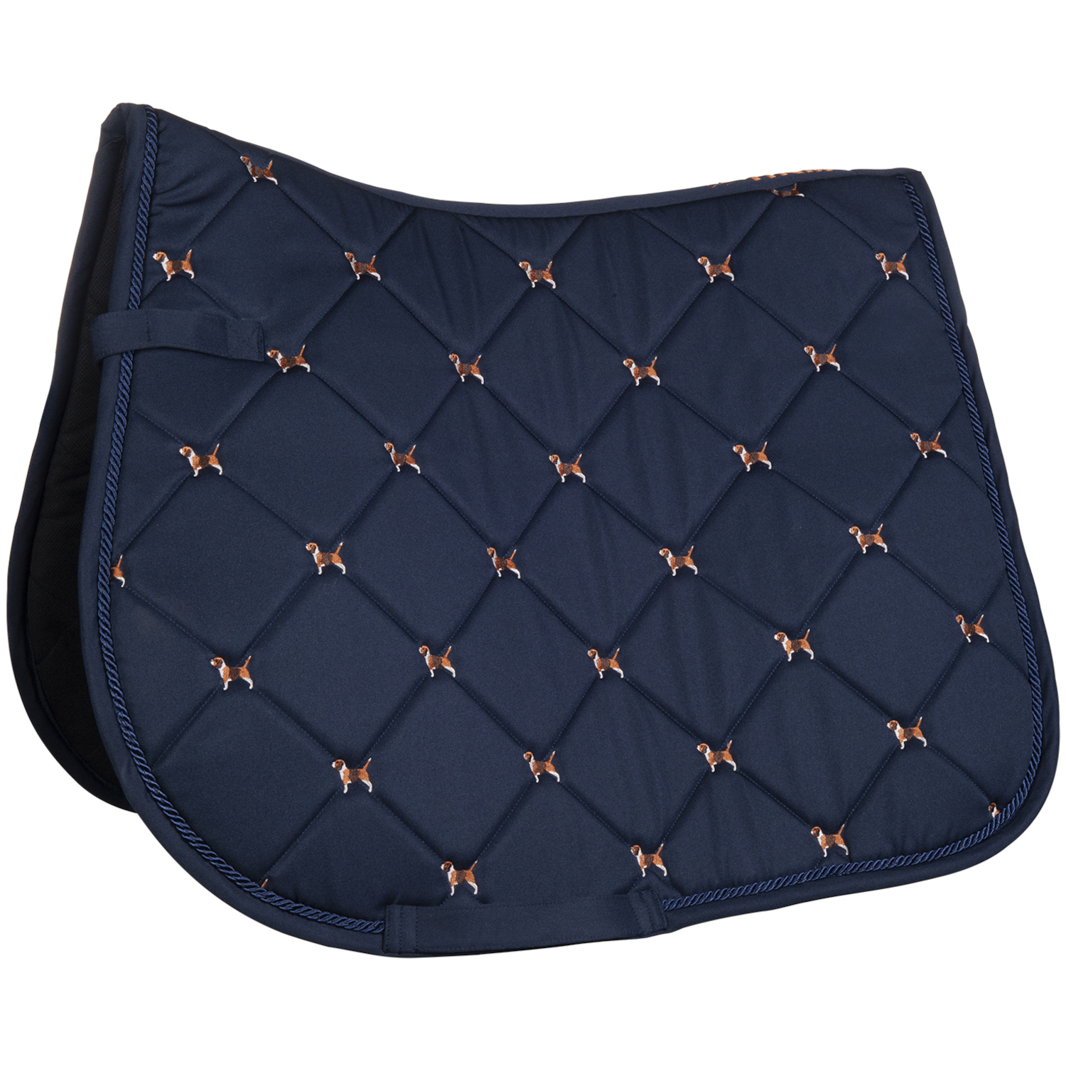 HKM Bergamo Schabracke Grau Blau Pony Viels