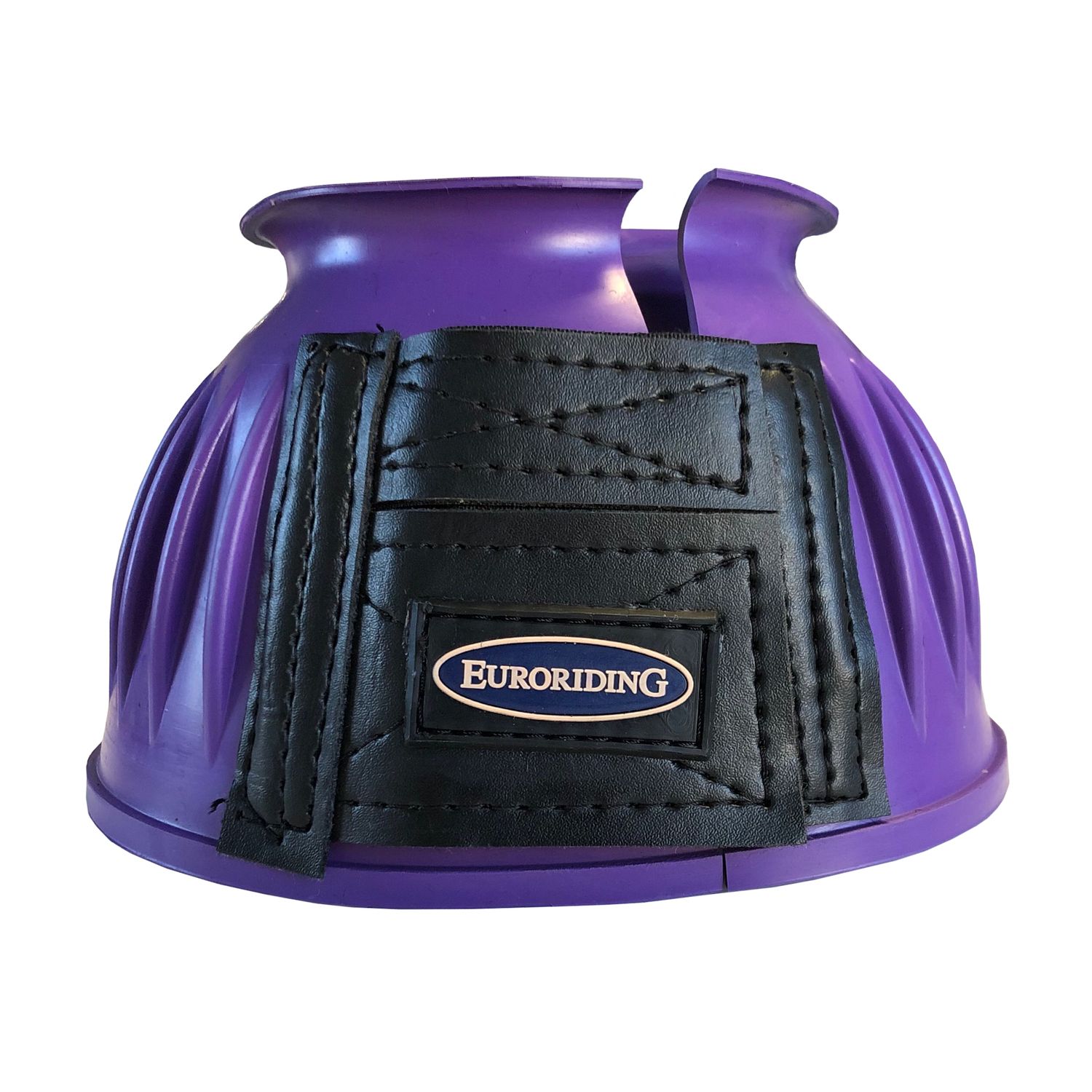 Euroriding Hufglocke Gummi m. Klett - purple, Größe XL