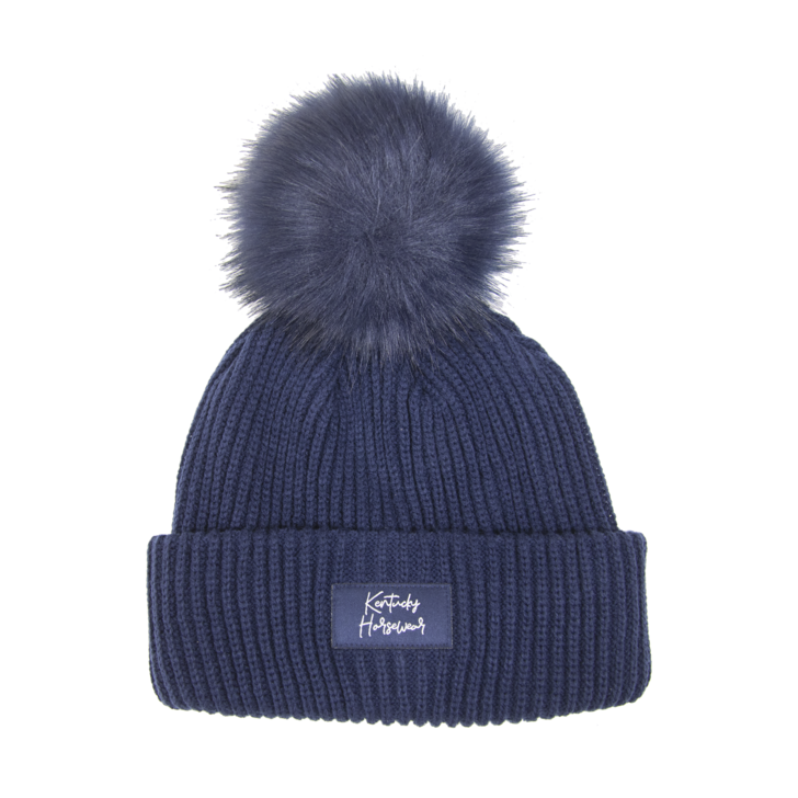 Kentucky Horsewear Mütze Bommel - navy