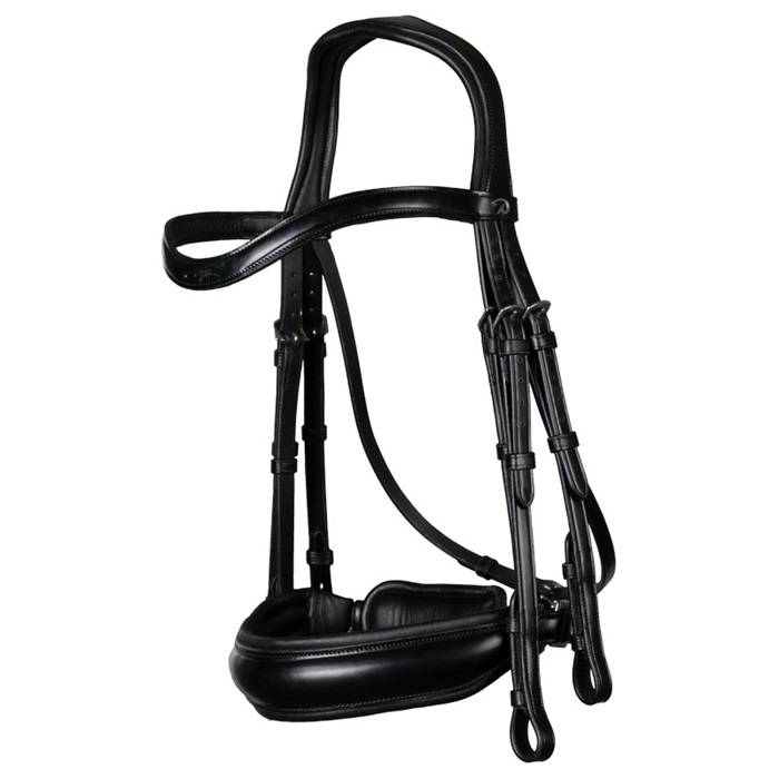 Dyon New English Collection Kandare - black, Größe Cob