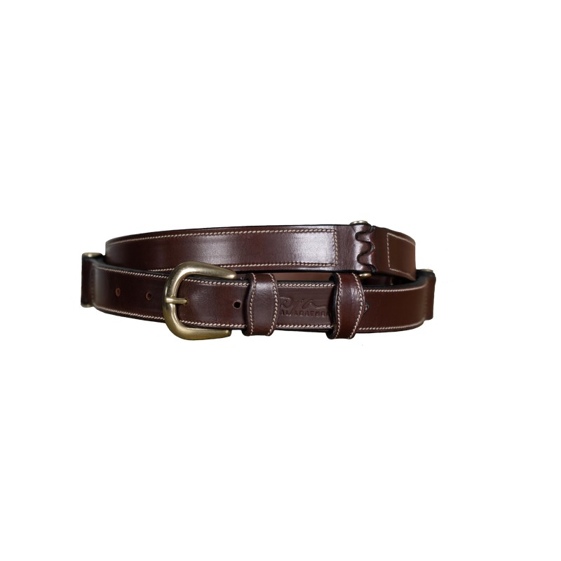Dyon flacher Ledergürtel - brown, Größe 95