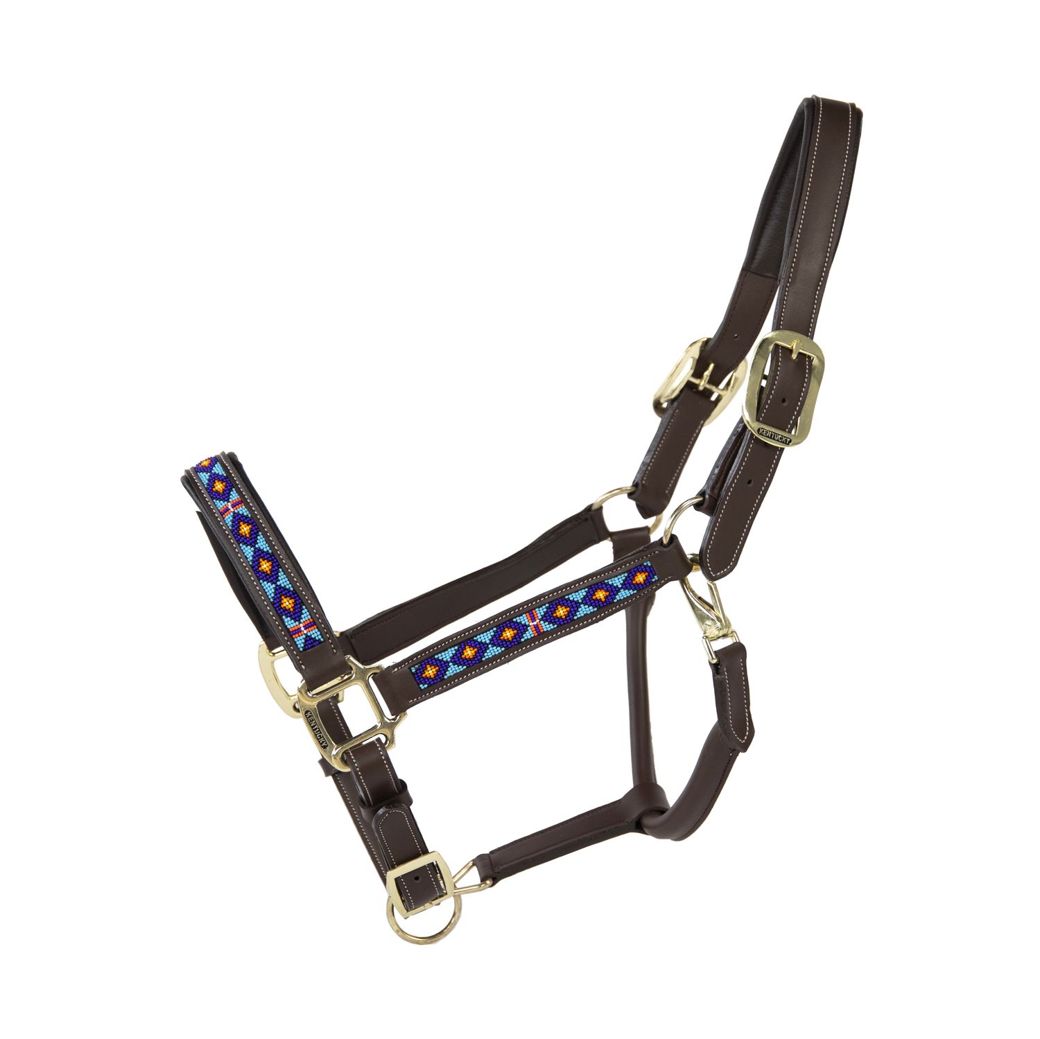 Kentucky Horsewear Halfter Pearls - blue, Größe Cob