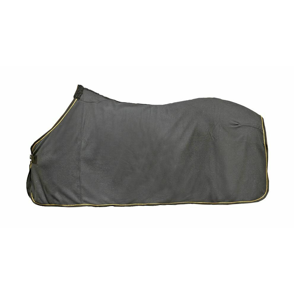 HKM Abschwitzdecke - schwarz/gold, Größe 115