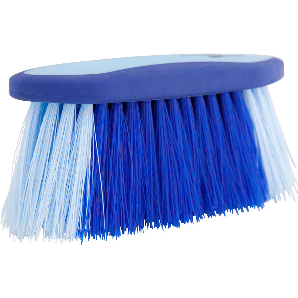 BR Premiere Wurzelbürste Soft Grip fest mittelgroß - kobalt/l.blau