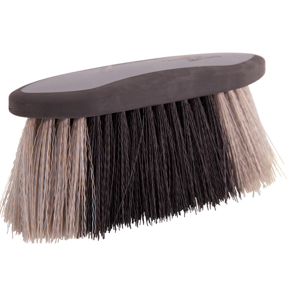 BR Premiere Wurzelbürste Soft Grip fest mittelgroß - schwarz/grau