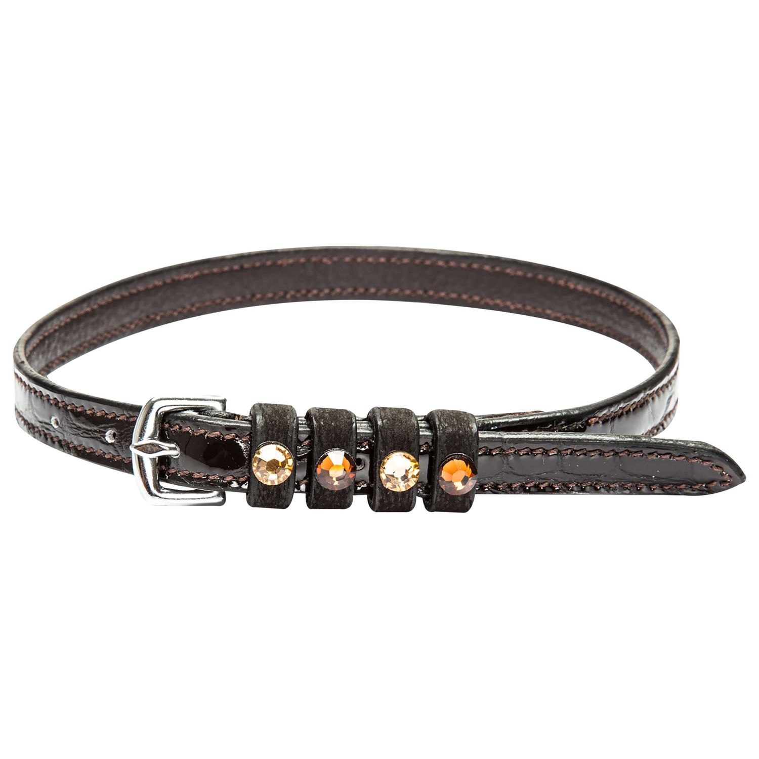 Imperial Riding Sporenriemen Leder Pardouz - brown-brown croco