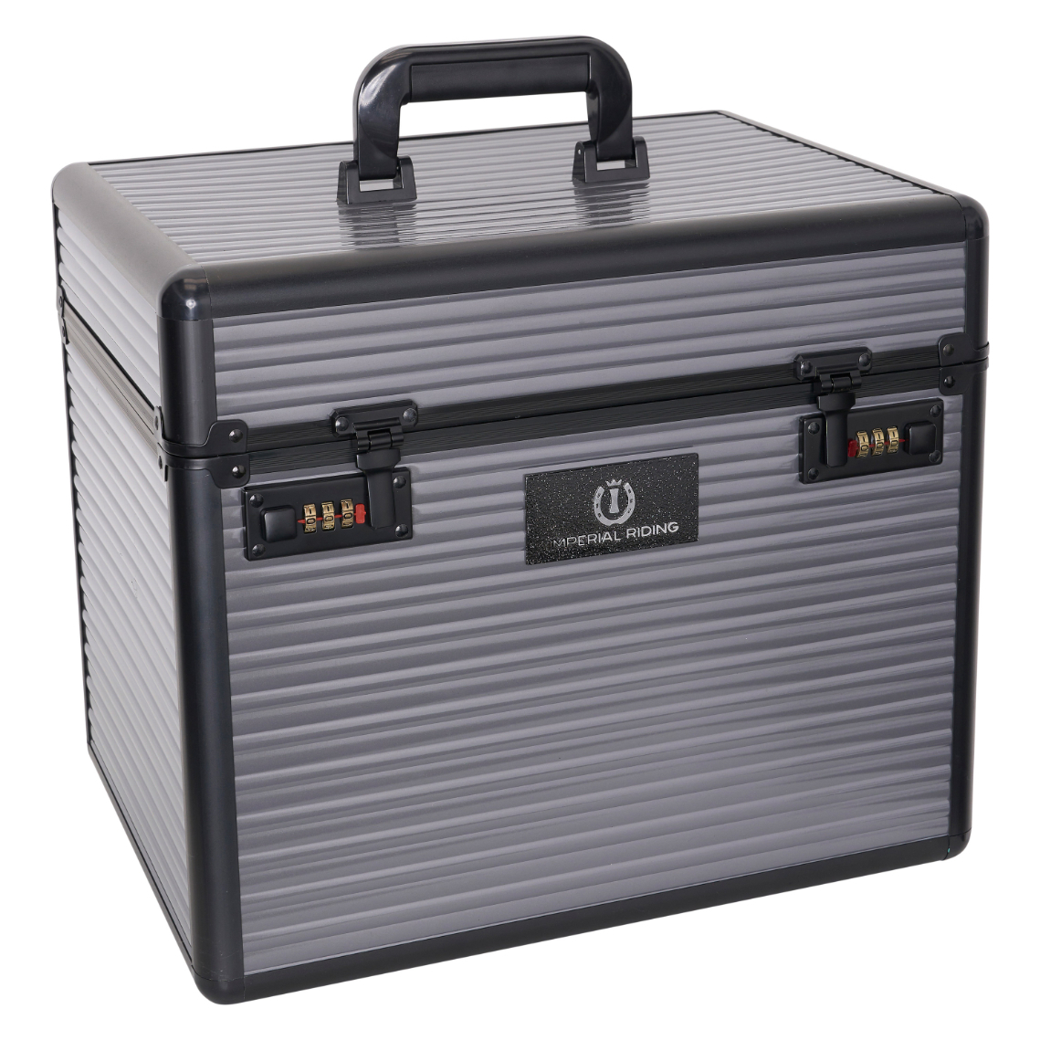 Imperial Riding Grooming box IRHShiny Classic - darkgrey