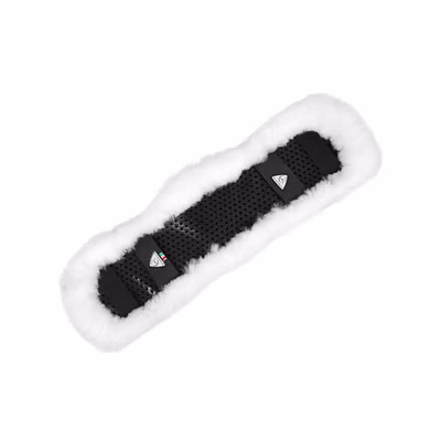 Acavallo anatomisch geformter Classic Gel Kurzgurt-Schoner mit Schaffell