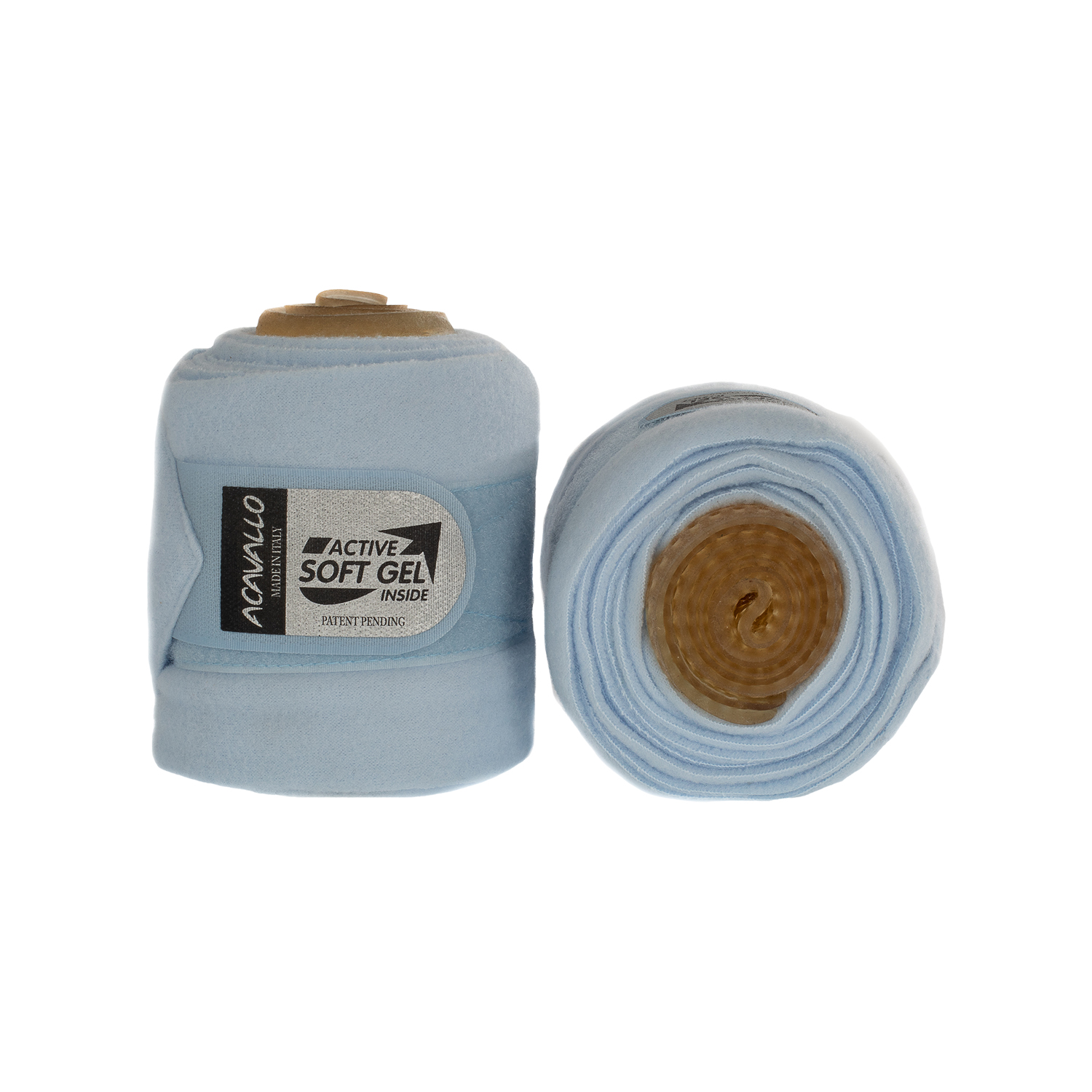 Acavallo Gel Fleece Bandagen - light blue