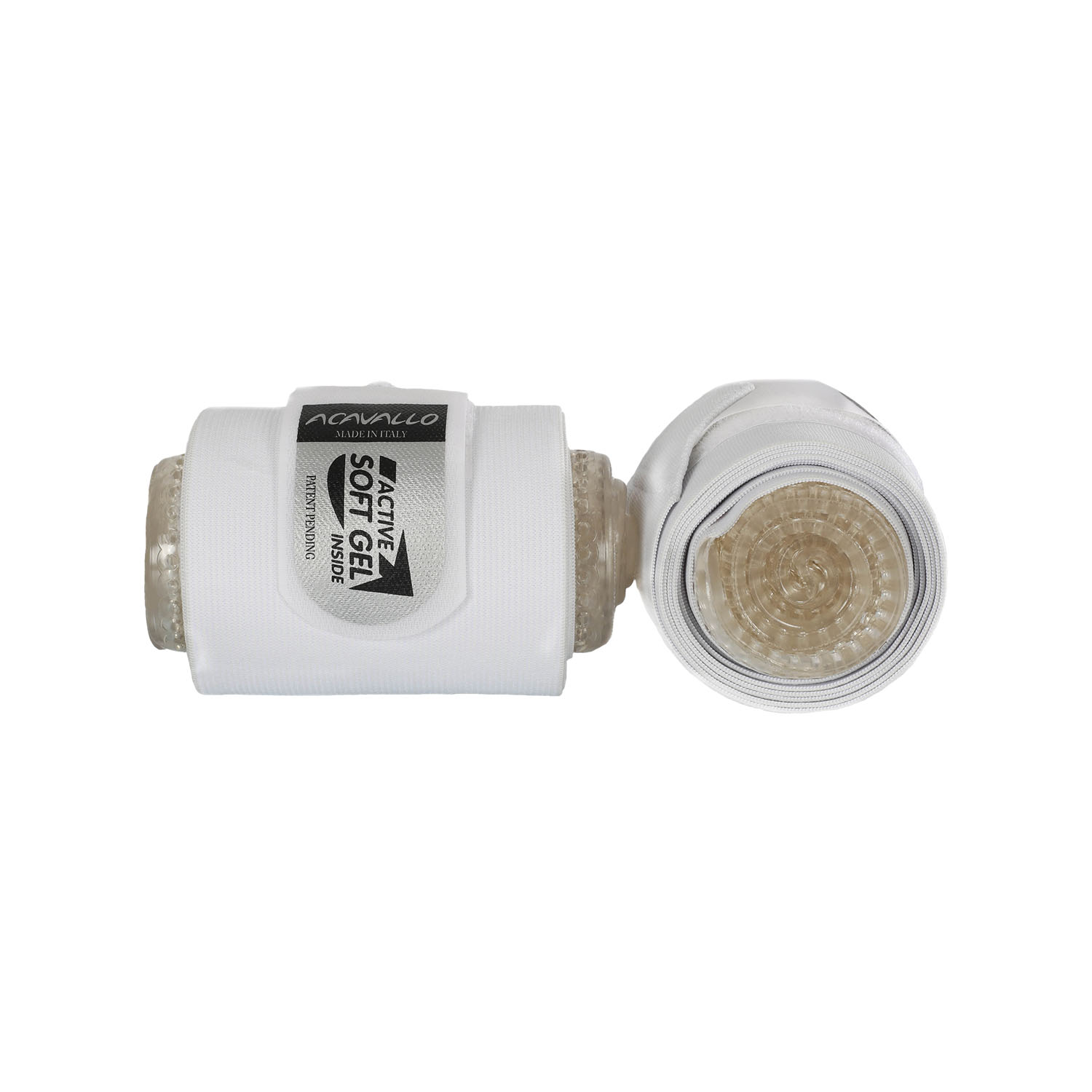 Acavallo Gel Elastic Bandagen - white
