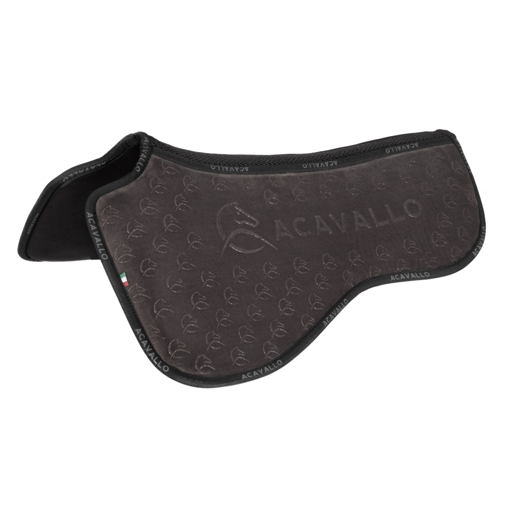 Acavallo Sattelpad Dressur Spine Free & Memory Foam Silicon Grip System - grey