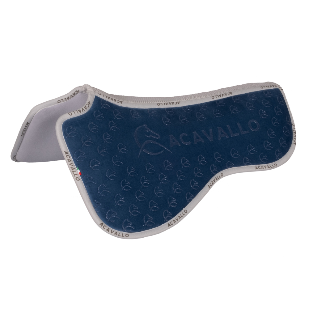 Acavallo Sattelpad Dressur Spine Free & Memory Foam Silicon Grip System - ocean