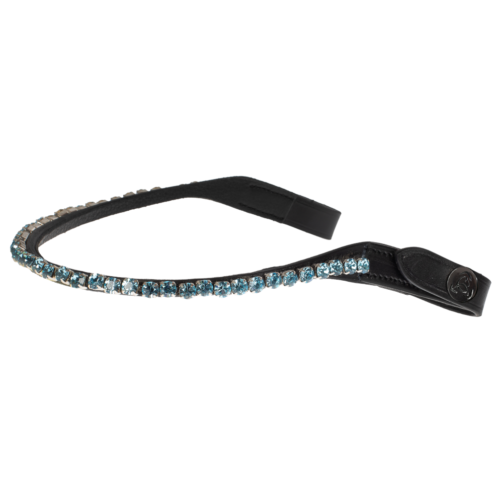 Acavallo Stirnband mit runden Kristallen Crystal
