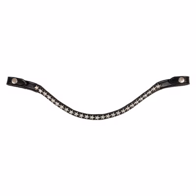 Acavallo Stirnband mit Sternen Strass Crystal
