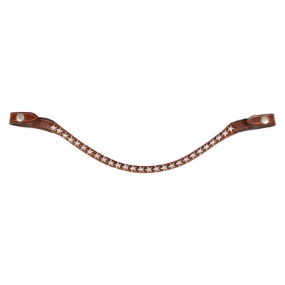 Acavallo Stirnband mit Sternen Strass Crystal