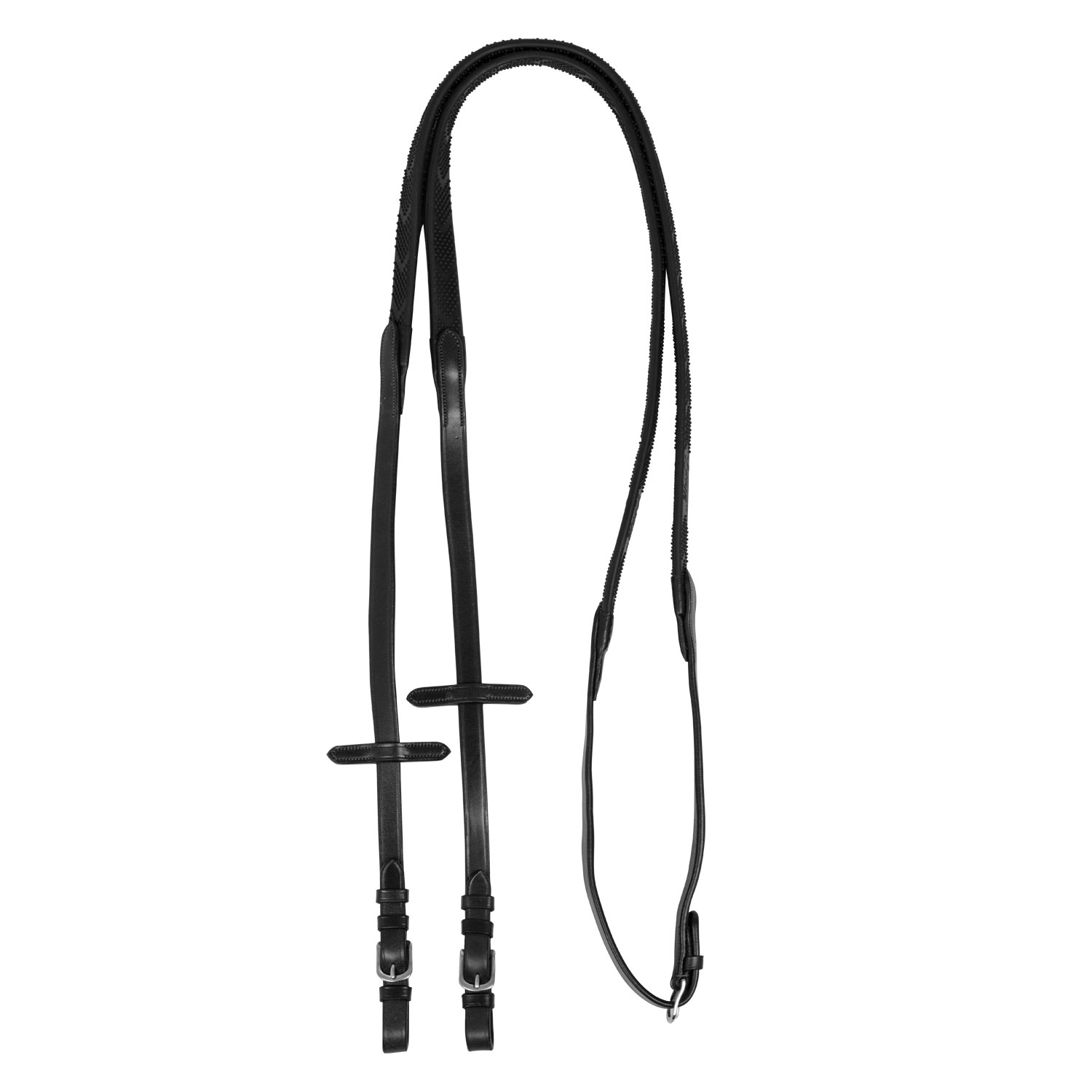 Acavallo Gummizügel Kris Pro Soft Touch Rubber - Reins 5/8" - black