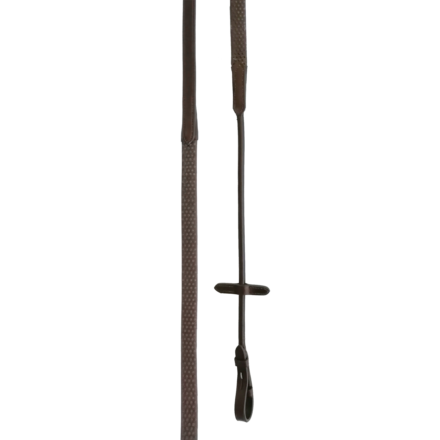 Acavallo Gummizügel Rolled Leather Dotted Rubber Reins 1,6 Cm (58)