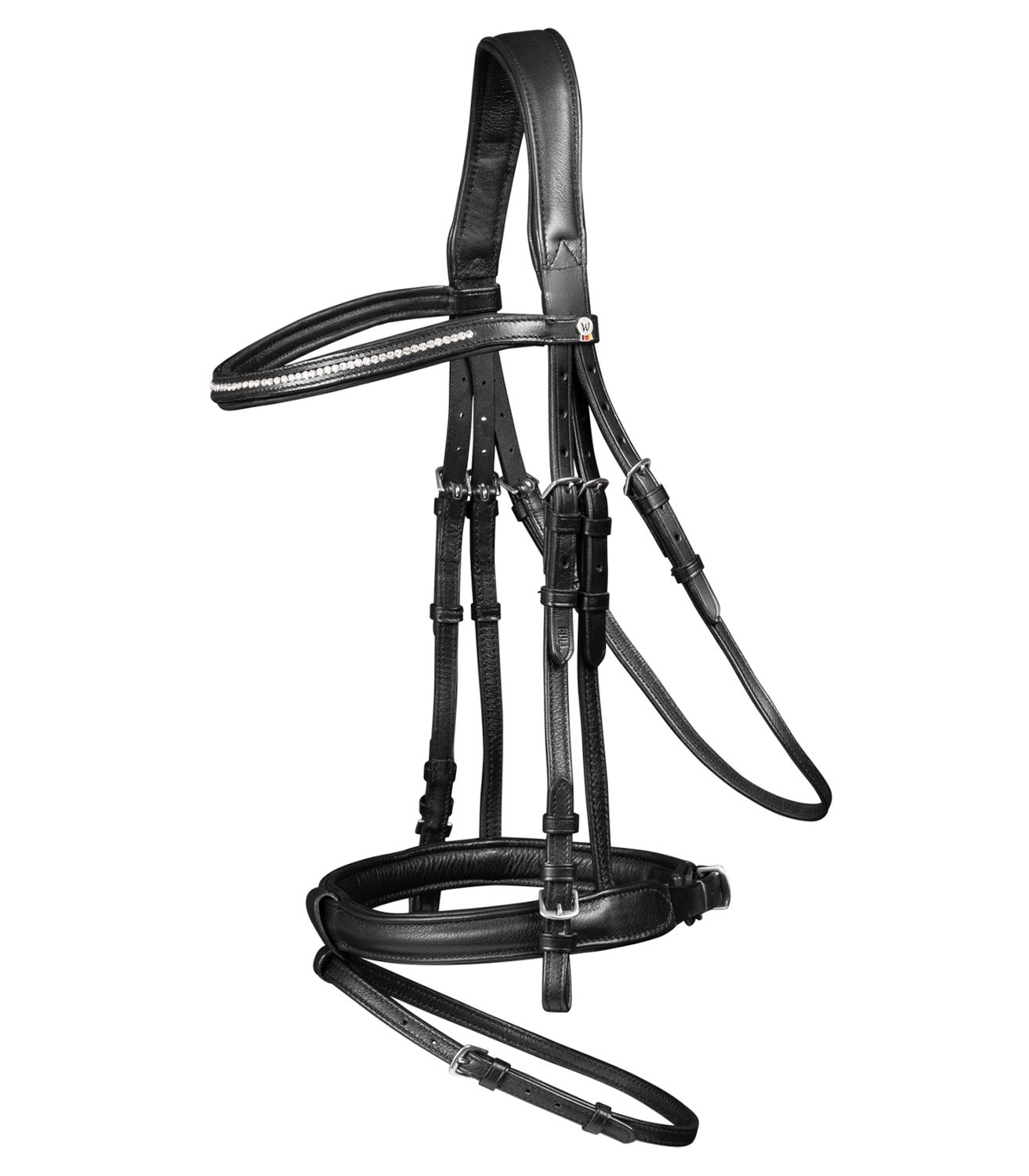 Waldhausen Trensenzaum XLine Supersoft Glam engl. kombiniert Waldhausen Trensenzaum XLine Supersoft Glam engl. kombiniert