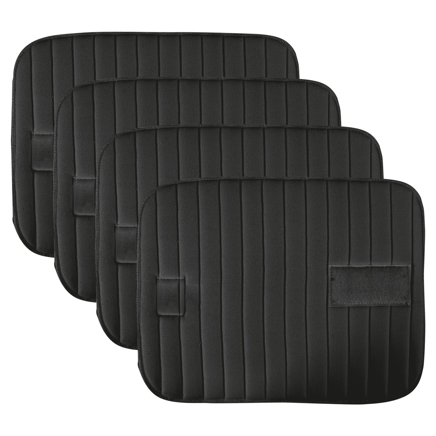 Waldhausen Bandagierkissen mit Klett 4er Set - schwarz