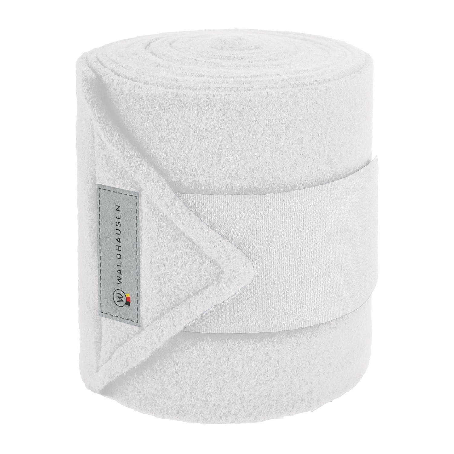 Waldhausen Fleecebandage Basic 4er-Set - weiß, Größe WB