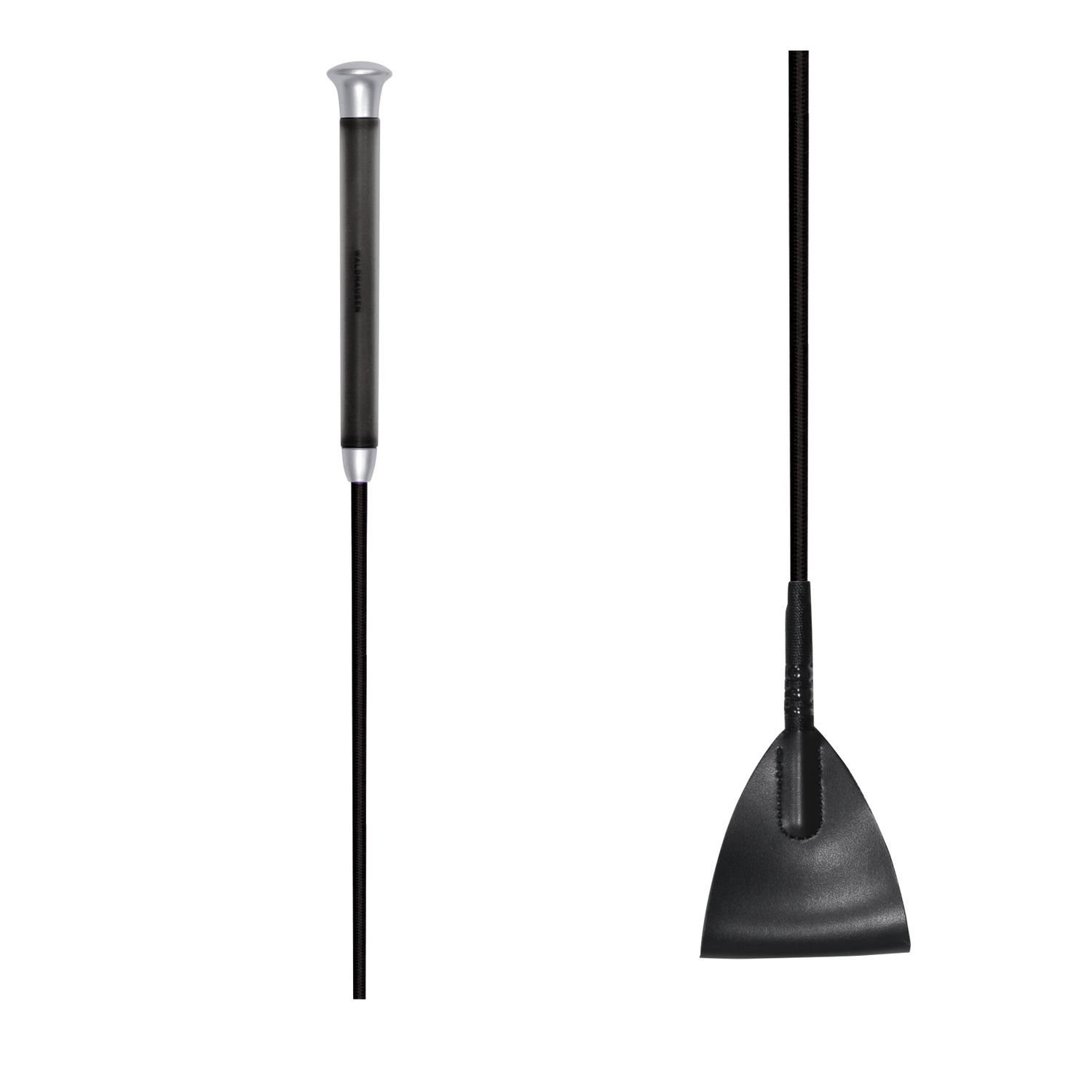 Waldhausen Springgerte mit Gelgriff - schwarz, Größe 65 cm