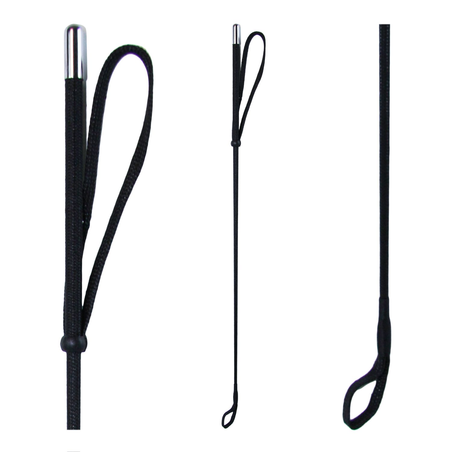 Waldhausen Reitgerte Metallkappe - schwarz, Größe 90 cm