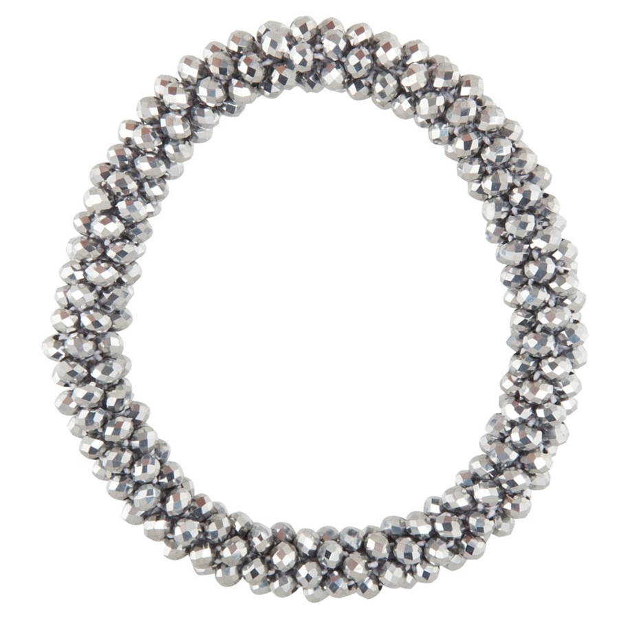 BR Kiki Crystal Haargummiband - silber