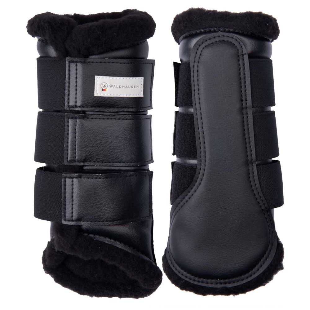 Waldhausen Dressurgamasche Soft - schwarz/schwarz, Größe M