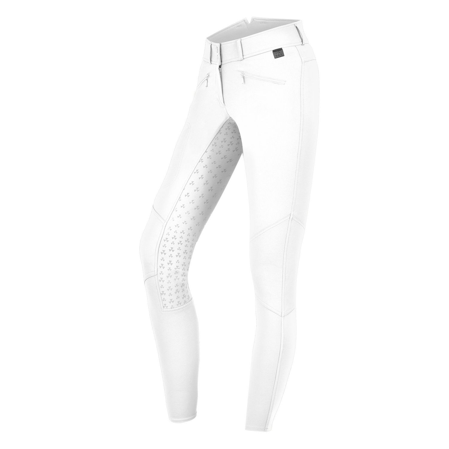 ELT Hella High Waist Silikon Vollgrip Reithose Damen und Kinder - weiß, Größe 152