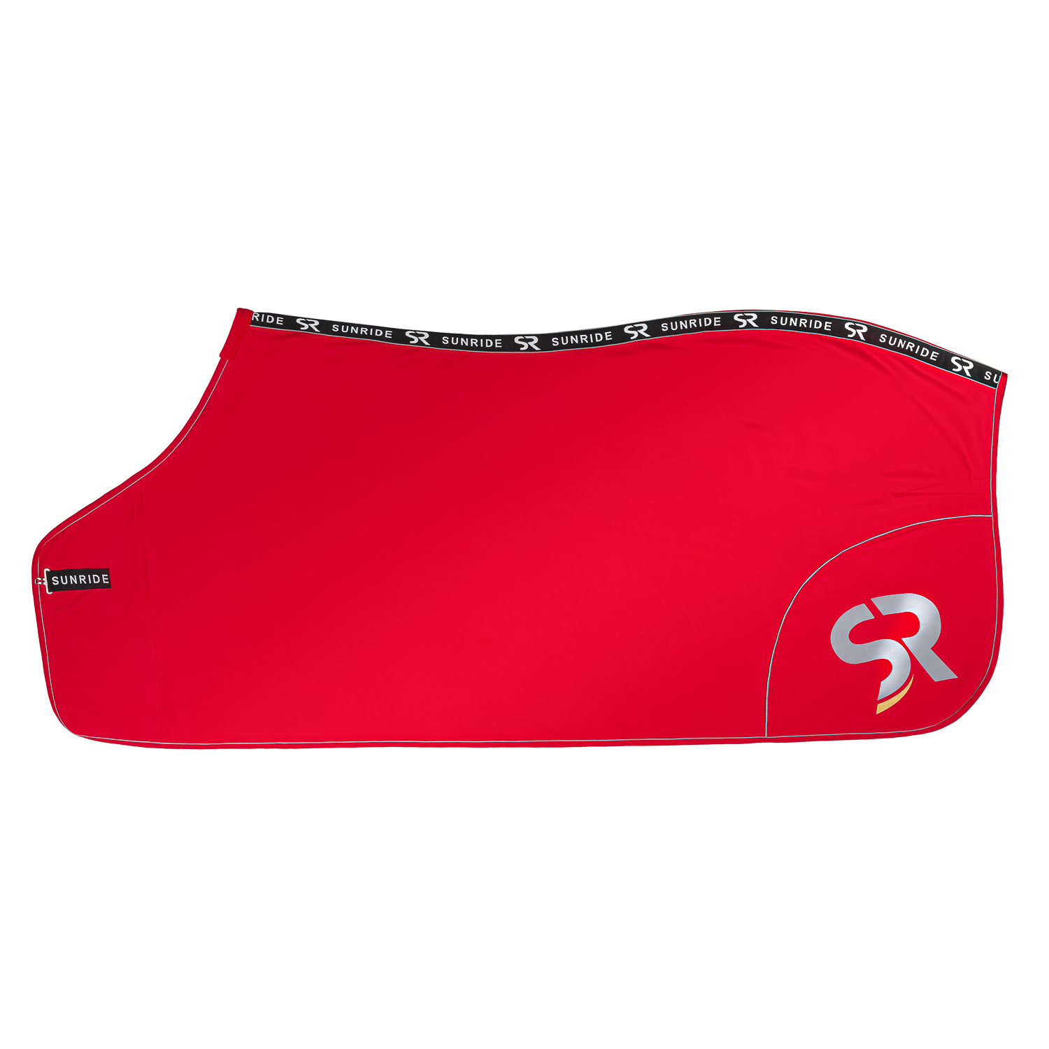 Sunride Softshell Abschwitzdecke Boston - rot, Größe 125 cm