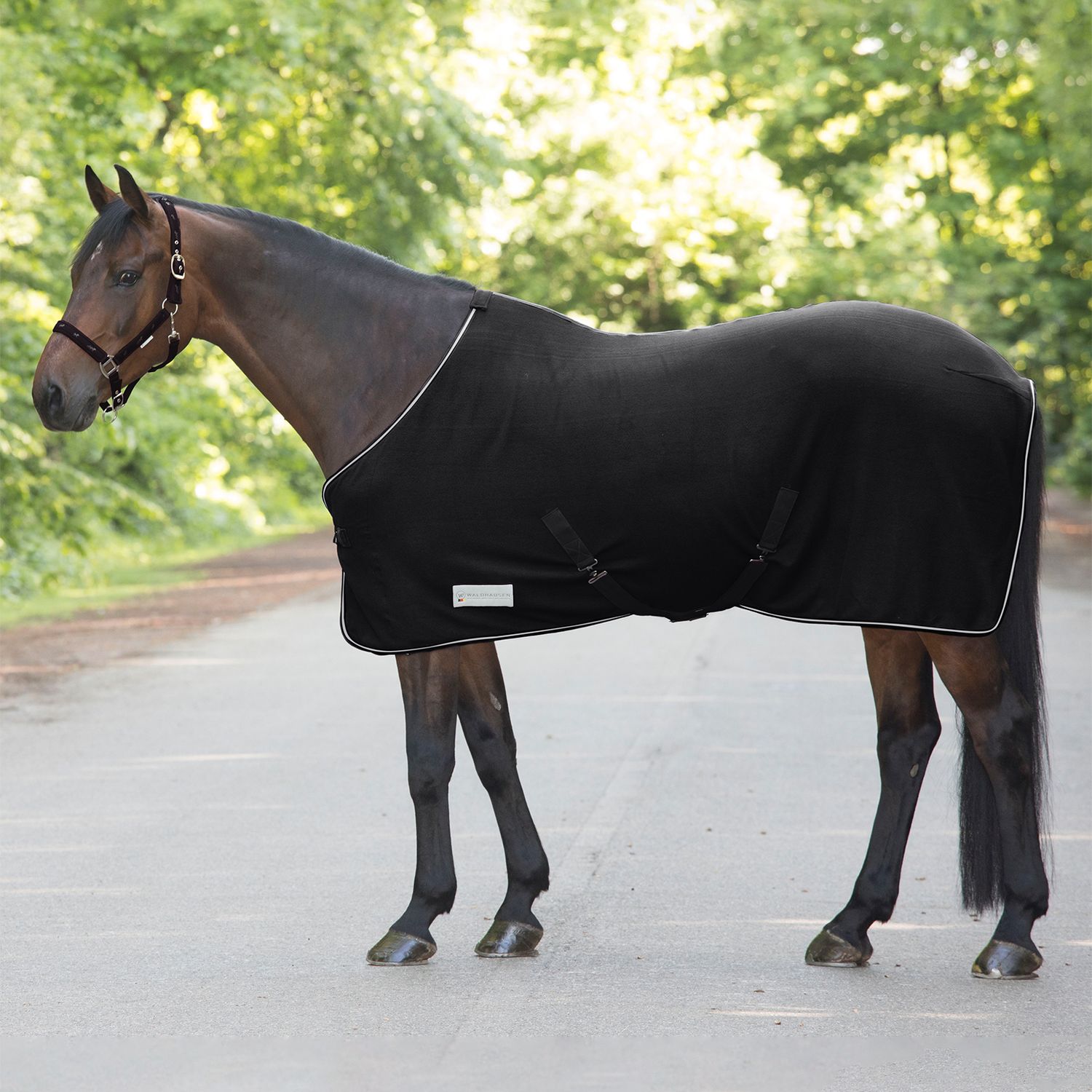 Waldhausen Fleecedecke mit Kreuzgurten