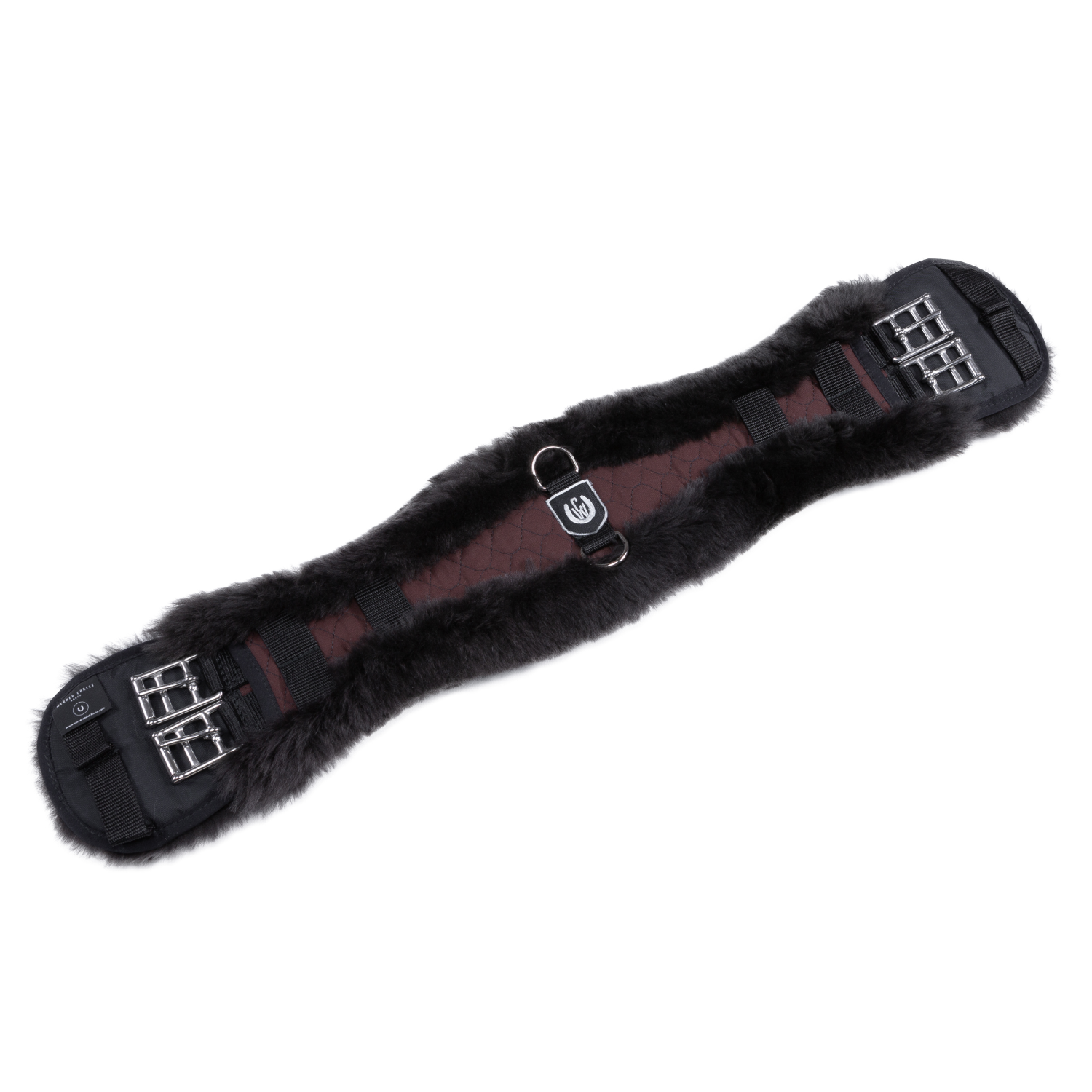 CHRIST Lammfell Konturgurt - braun/braun, Größe 90