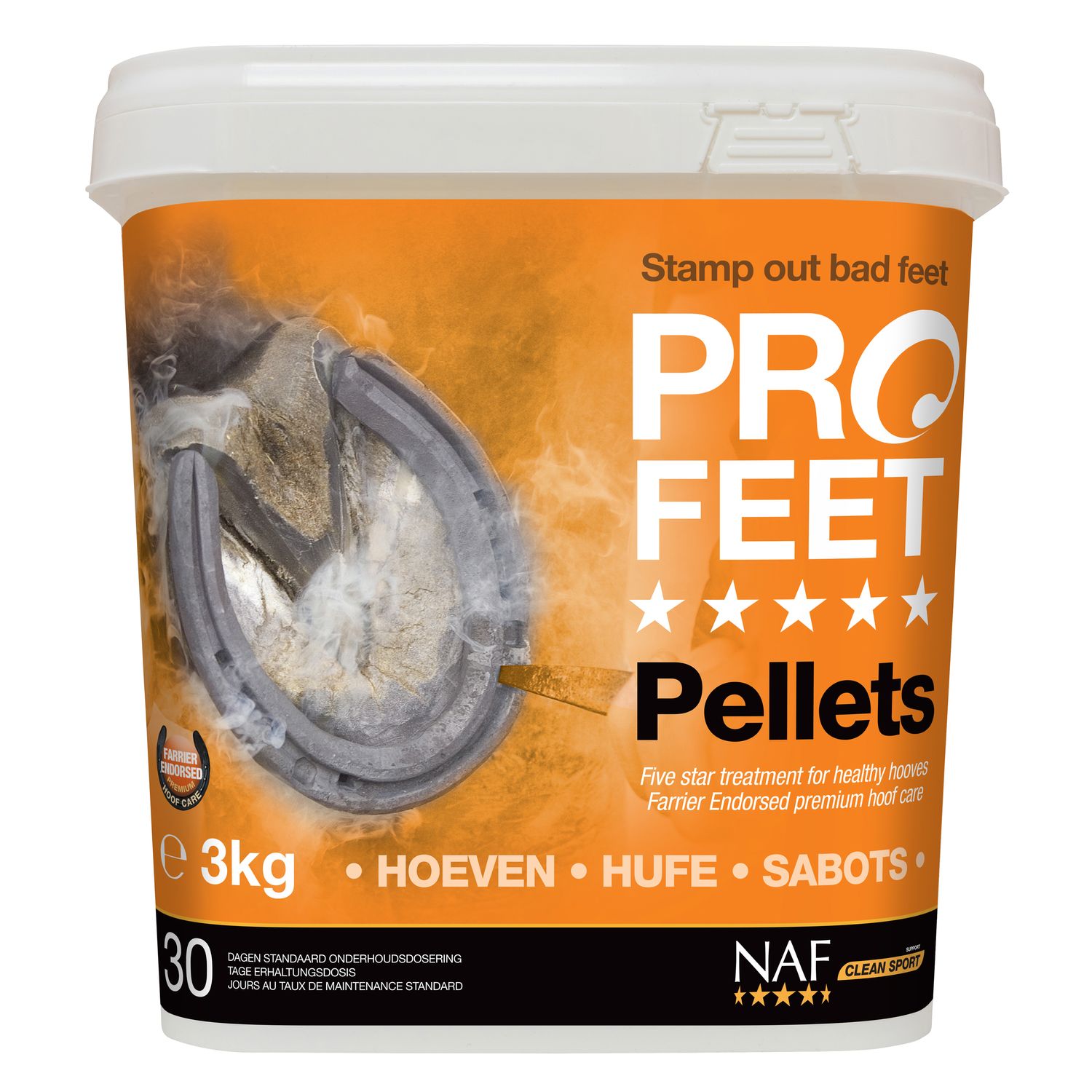 NAF ProFeet Pellets - Größe 3 Kg