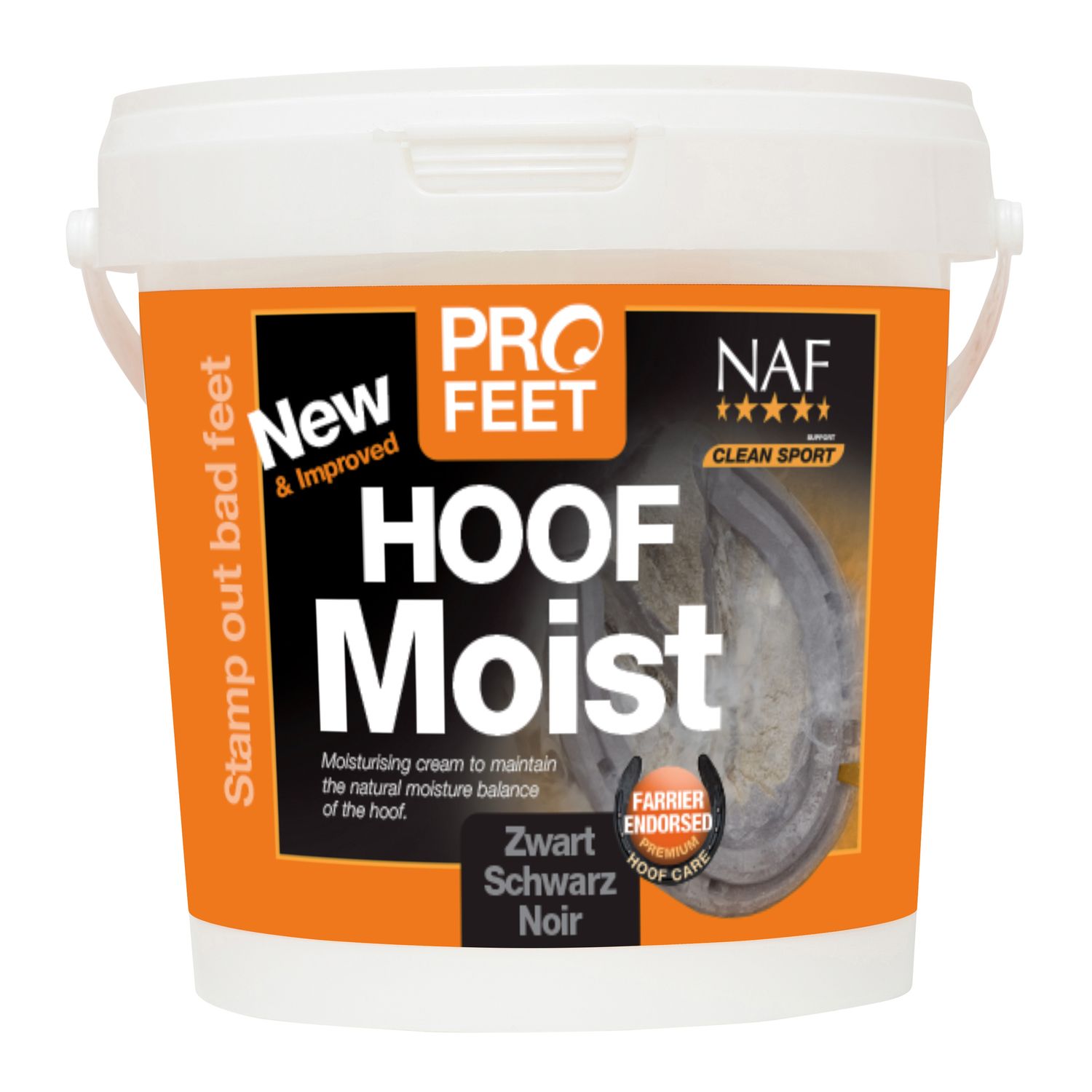 NAF ProFeet Hoof Moist - black, Größe 900 g