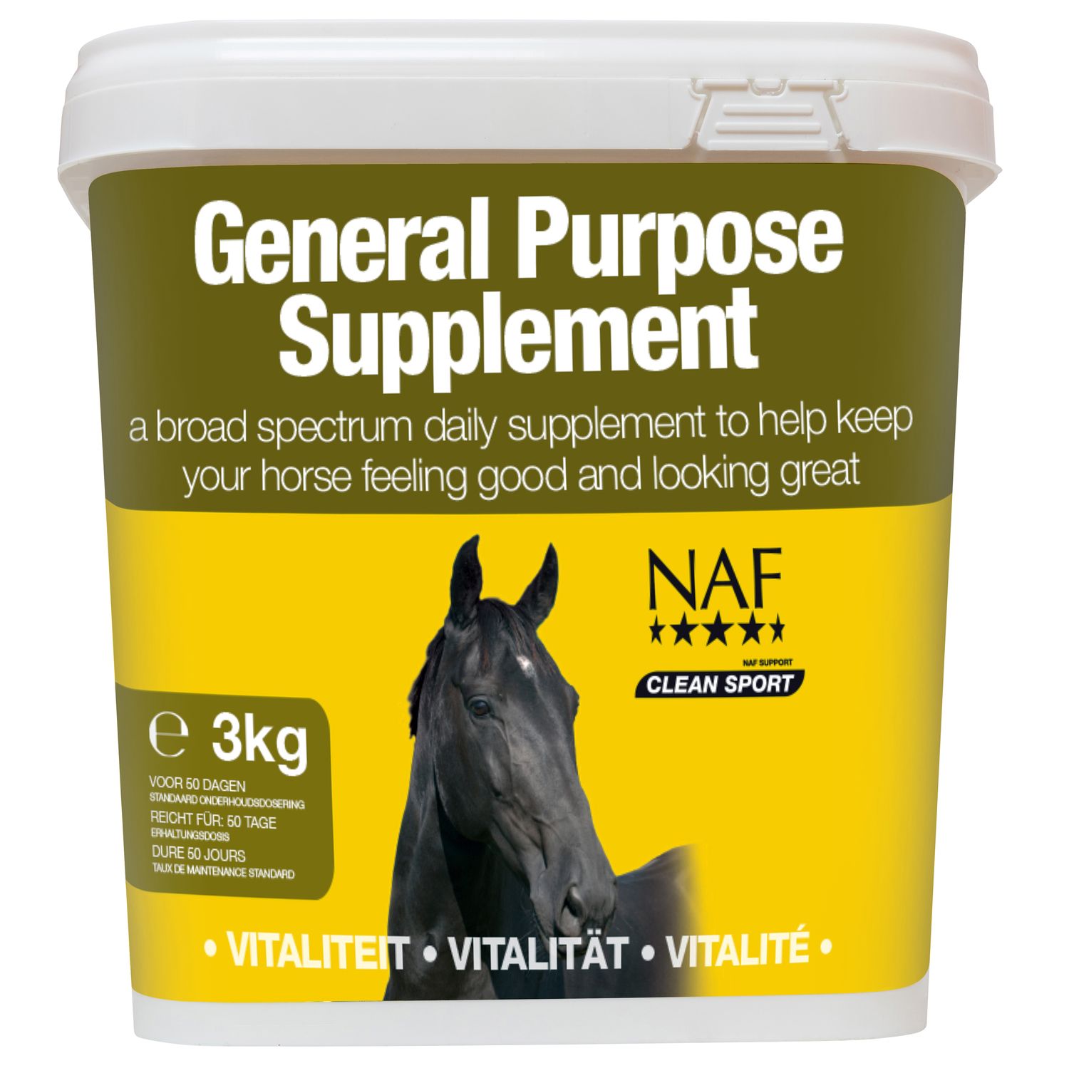 NAF General Purpose Supplement, Steigerung der Gesundheit u Vitalität - Größe 3 Kg