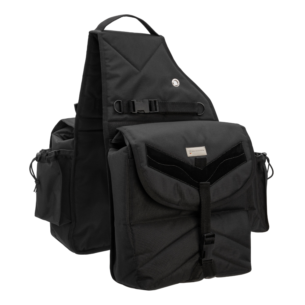 Waldhausen Doppel- Packtasche Premium - schwarz