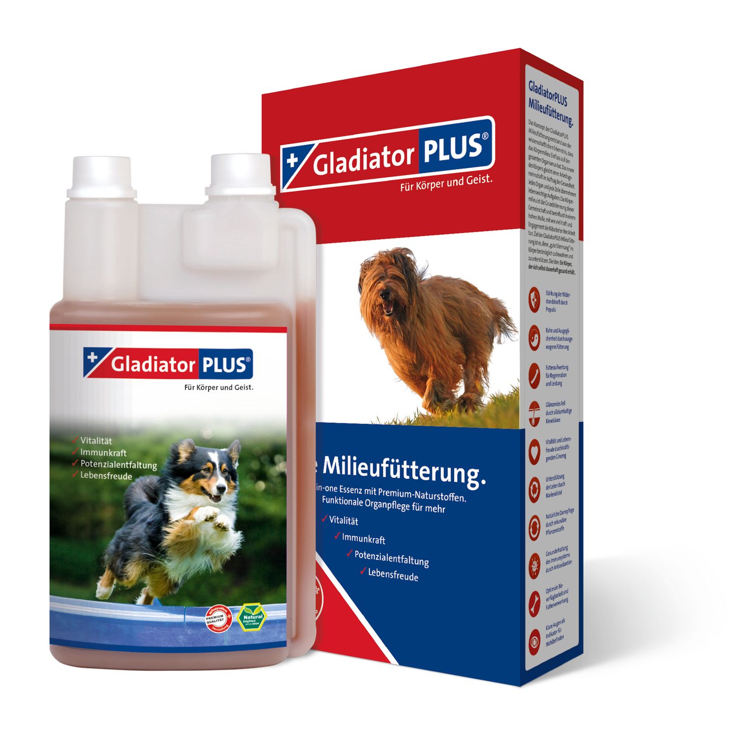 Gladiator GladiatorPlus Hund Milieufütterung