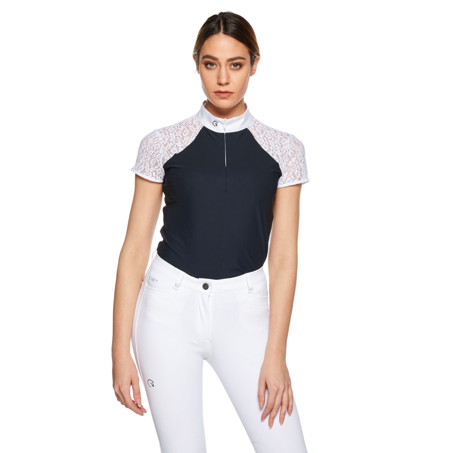 EGO7 Florentine MC kurzarm Turniershirt Damen - navy, Größe 44
