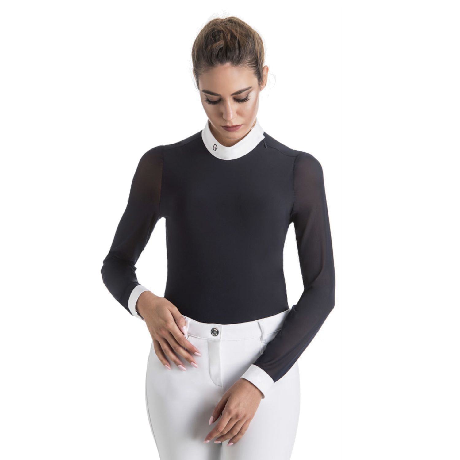 EGO7 Rita ML langarm Turniershirt Damen - navy/navy, Größe 34